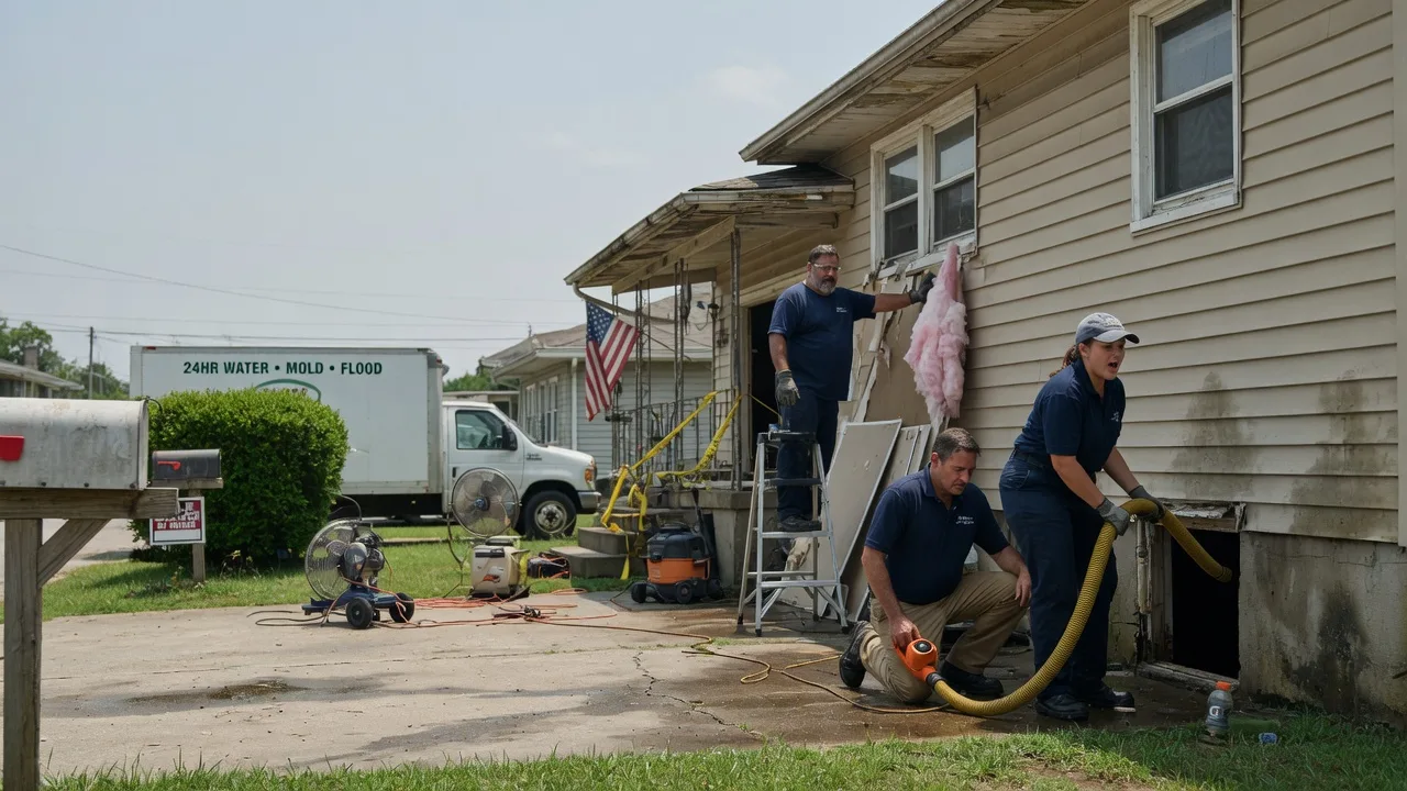 Water Damage Repair in Dry Prong, LA near me